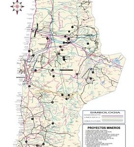 Mapa minero de Antofagasta